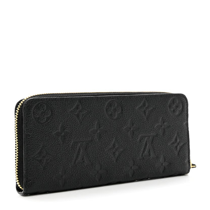 Louis Vuitton Empreinte Clemence Wallet Black 3 of 6