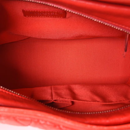 Chanel Aged Calfskin Quilted Medium Gabrielle Hobo Red 5 of 10
