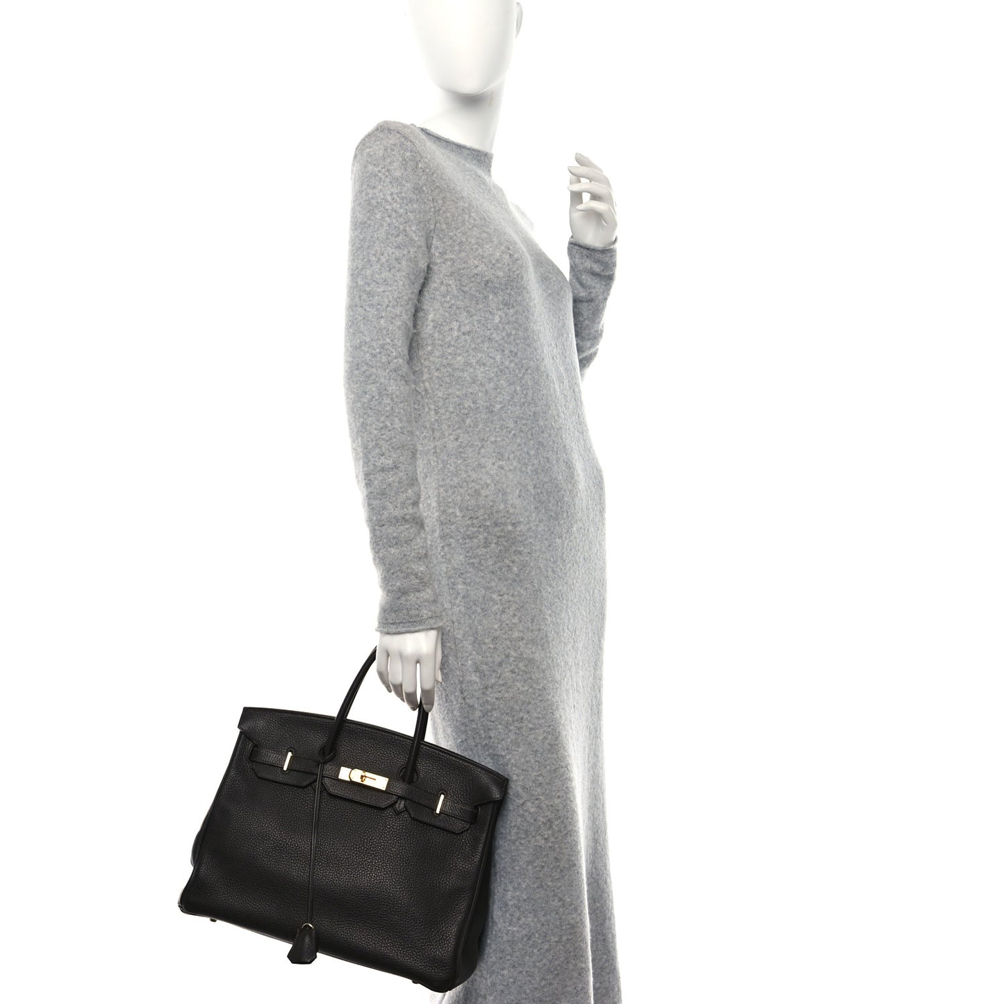 Taurillon Clemence Birkin 35 Chocolate