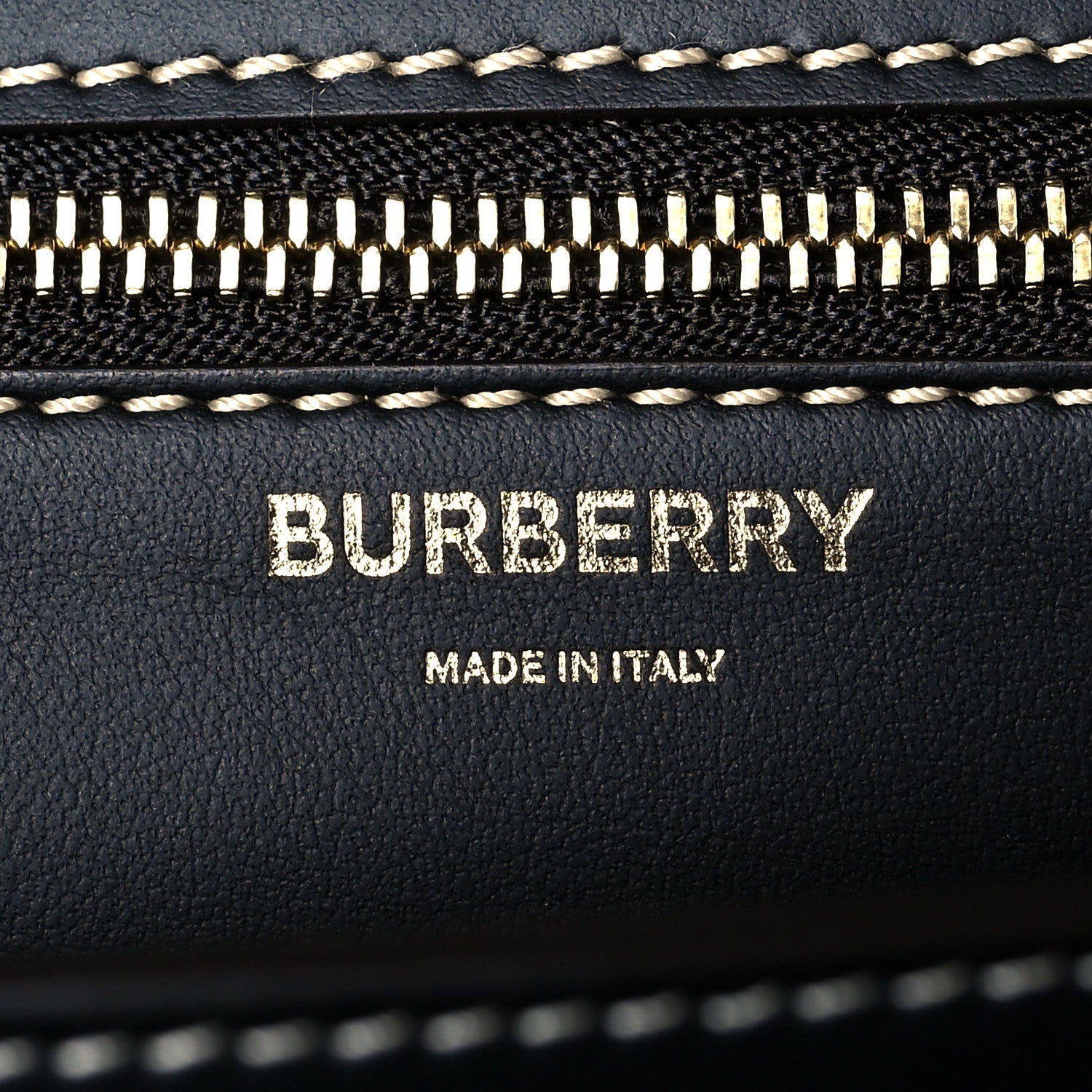 Burberry Canvas Calfskin Small TB Bag Natural 6 of 11