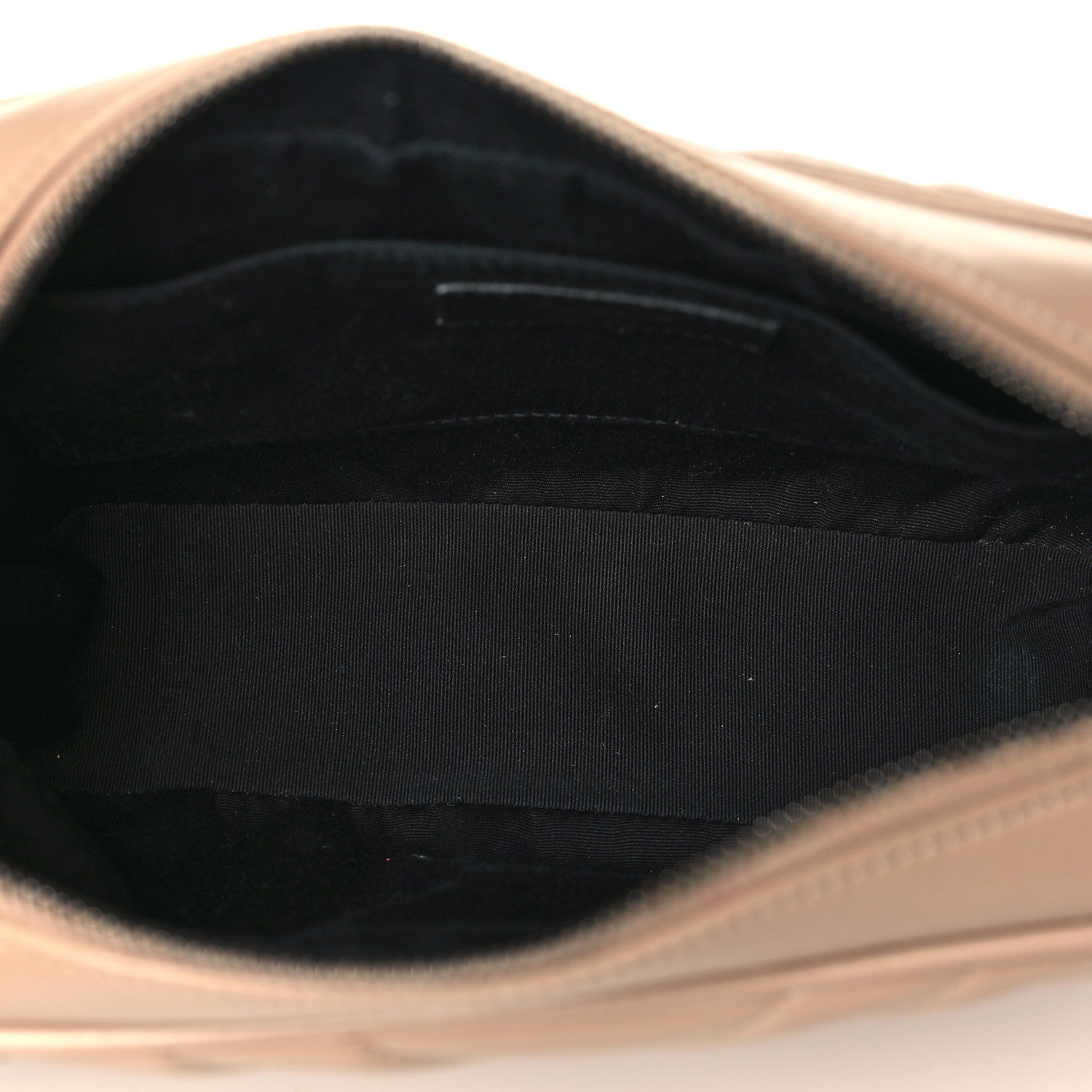 Saint Laurent Calfskin Matelasse Monogram Lou Camera Bag Dark Beige 4 of 10