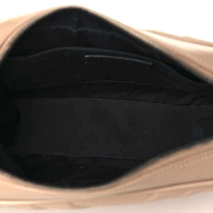 Saint Laurent Calfskin Matelasse Monogram Lou Camera Bag Dark Beige 4 of 10