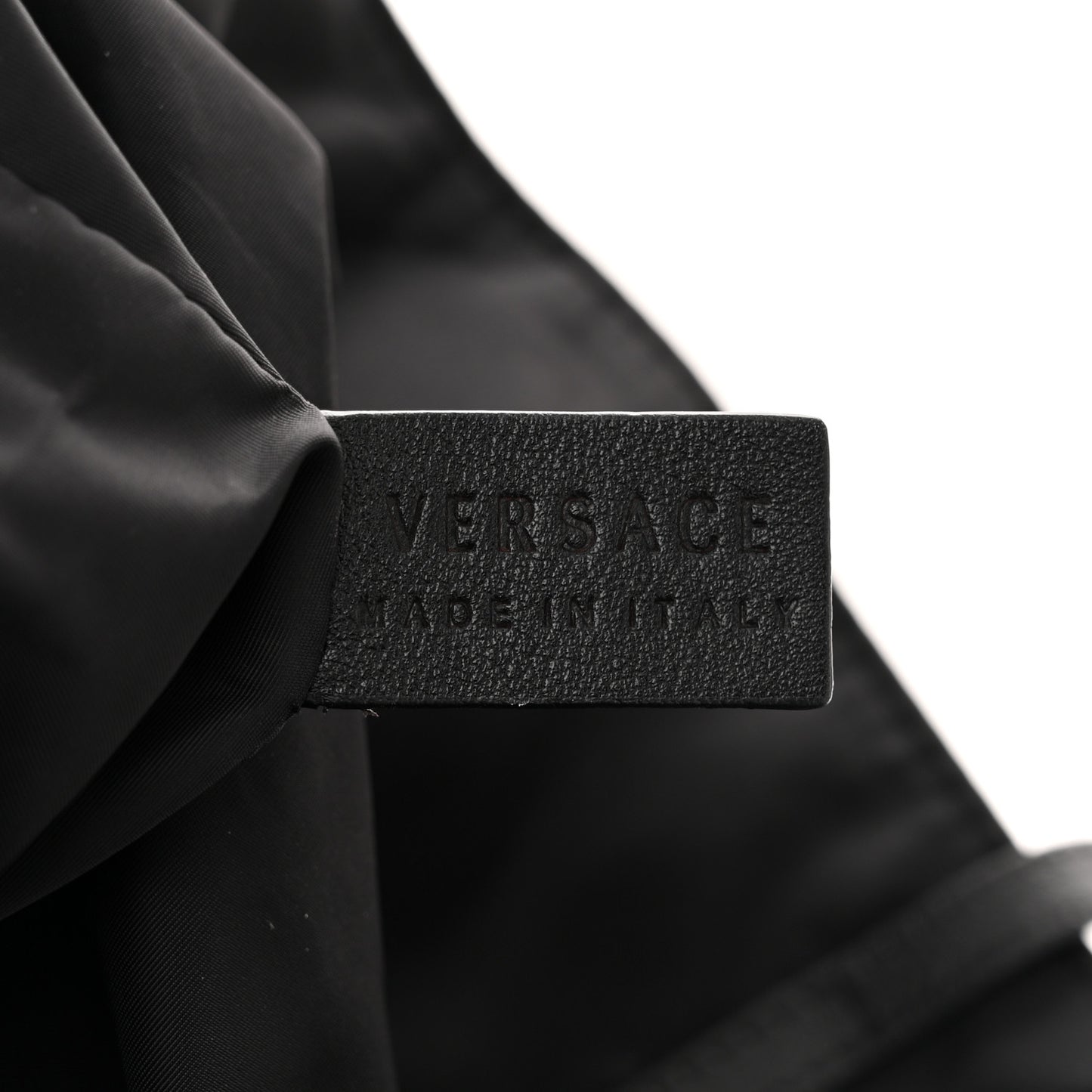 Nylon Baroque Print Tote Black