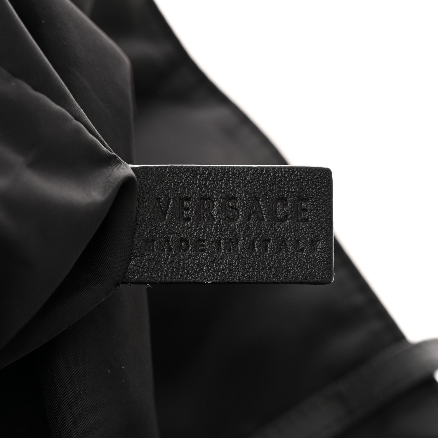 Versace Nylon Baroque Print Tote Black 7 of 13