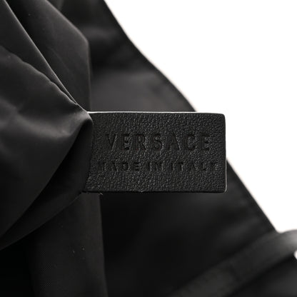 Versace Nylon Baroque Print Tote Black 7 of 13