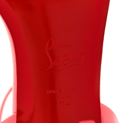 Christian Louboutin Patent Loubigirl 100 Sandals 40 Pink 6 of 13