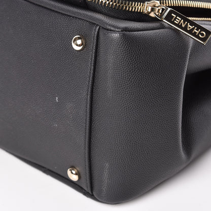 Chanel Caviar Quilted Small Business Affinity Shopping Bag Black 9 of 9