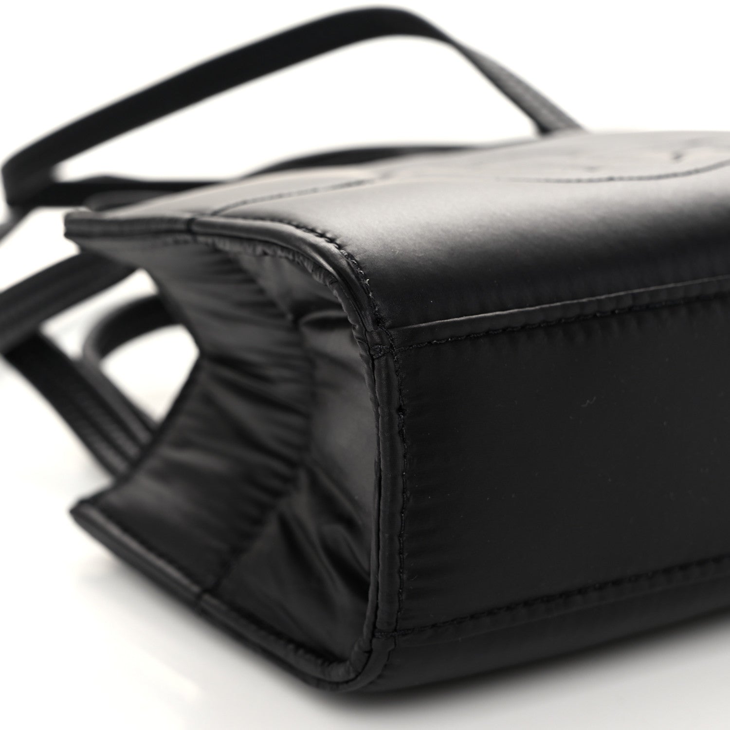 Telfar Nylon Small Puff Shopping Bag Black 9 of 10