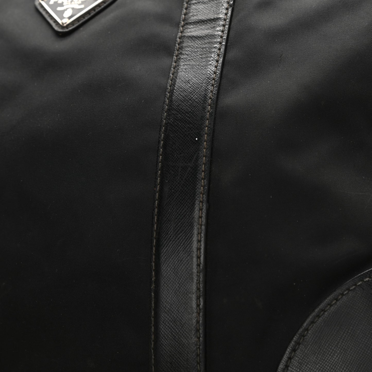 Tessuto Nylon Saffiano Briefcase Nero Black