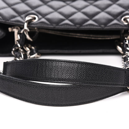 Chanel Caviar Quilted Grand Shopping Tote GST Black 11 of 15