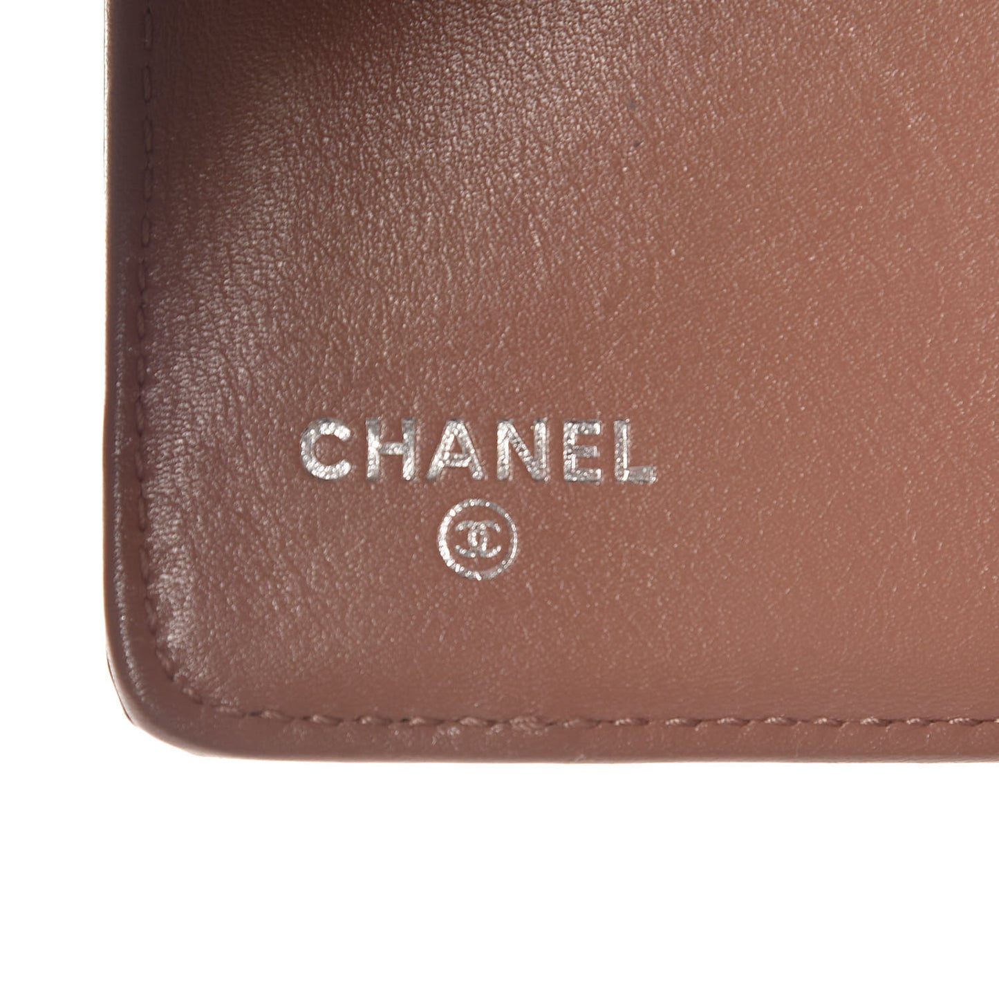 Metallic Glazed Calfskin Boy Zipped Pocket Wallet Pink