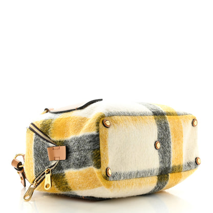 Chloe Calfskin Wool Medium Daria Tan Multicolor 4 of 10