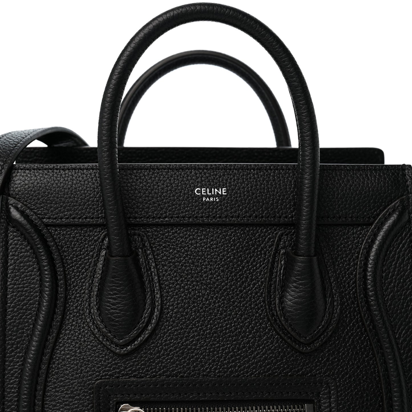Smooth Calfskin Nano Luggage Black