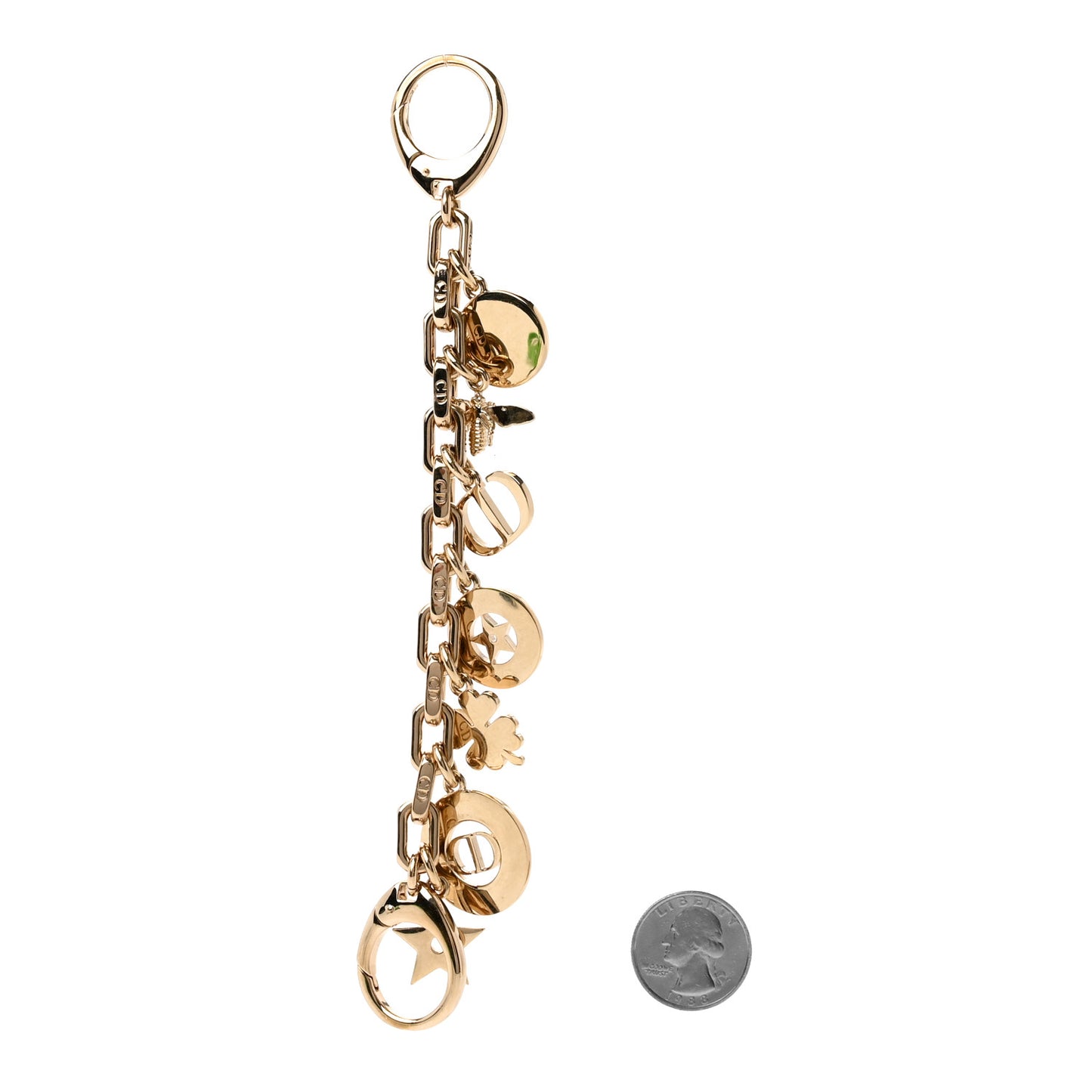 Lacquer 30 Montaigne Bag Charm Gold