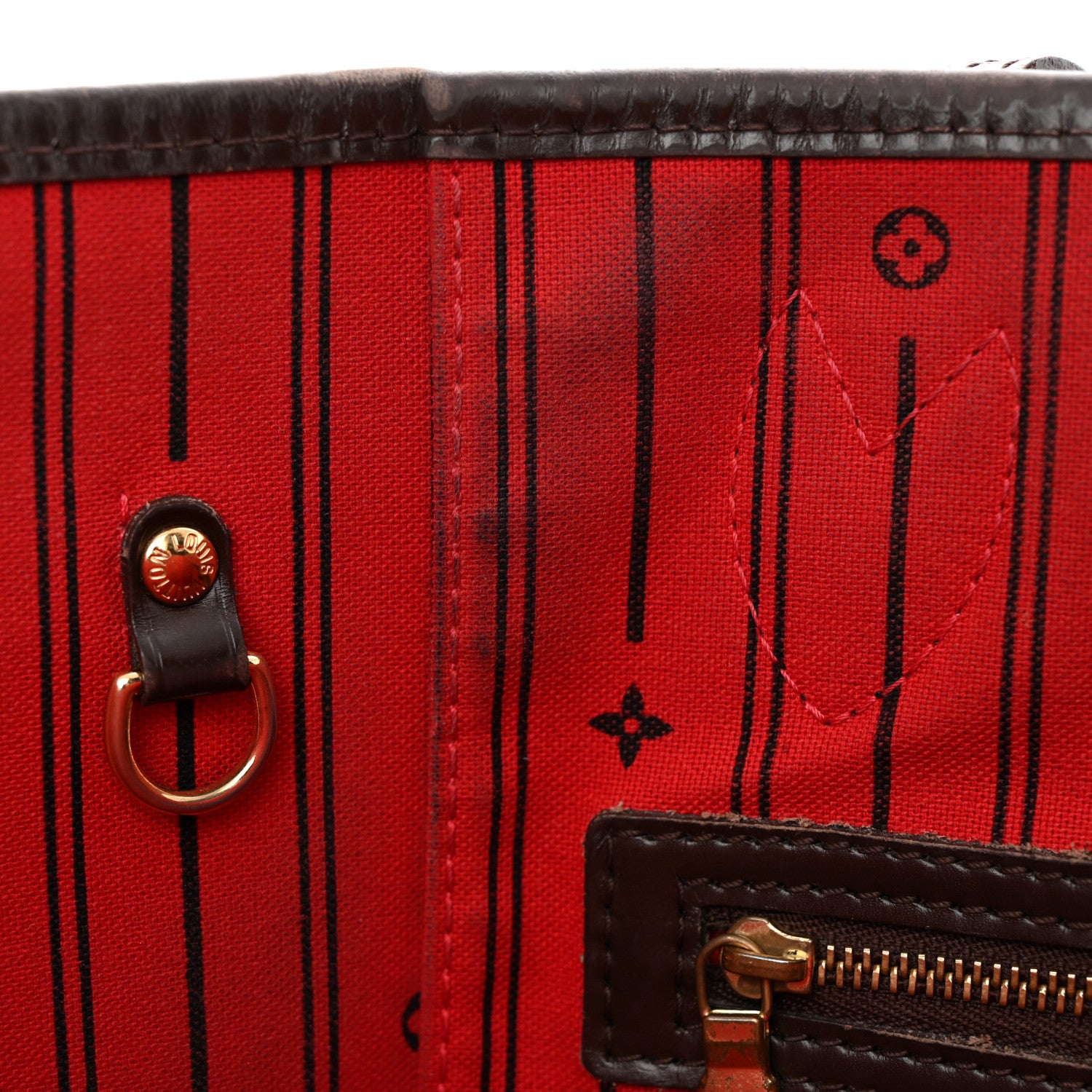 Louis Vuitton Damier Ebene Neverfull MM 7 of 15