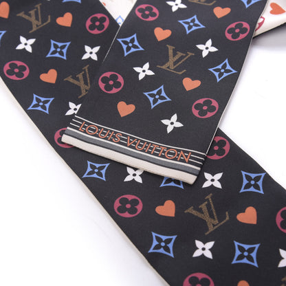 Louis Vuitton Silk Game On Bandeau Black White 2 of 3