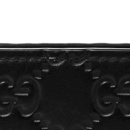 Gucci Guccissima Bi-Fold Wallet Black 8 of 9