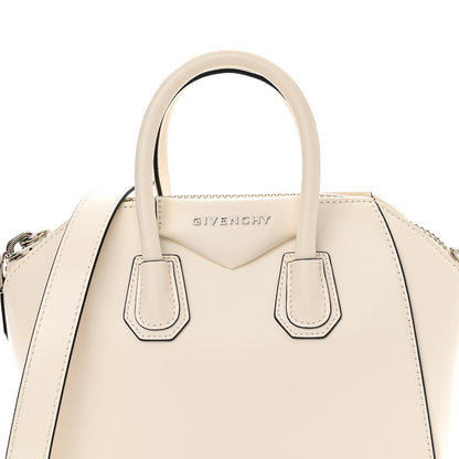 Givenchy Crinkled Patent Calfskin Mini Antigona Ivory 5 of 14
