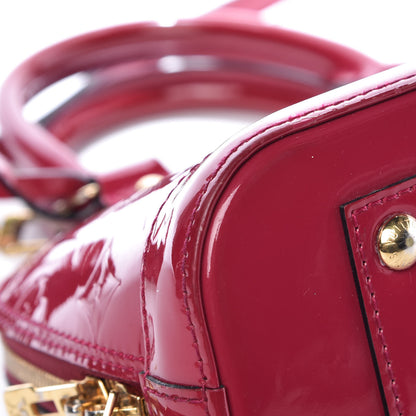 Louis Vuitton Vernis Alma BB Rose Indien 12 of 17