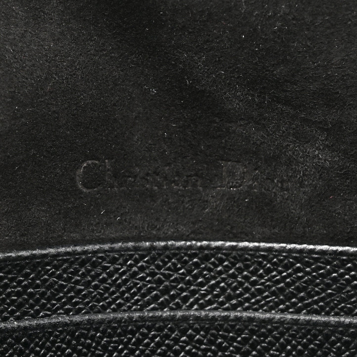 Grained Calfskin Saddle Belt Bag Black
