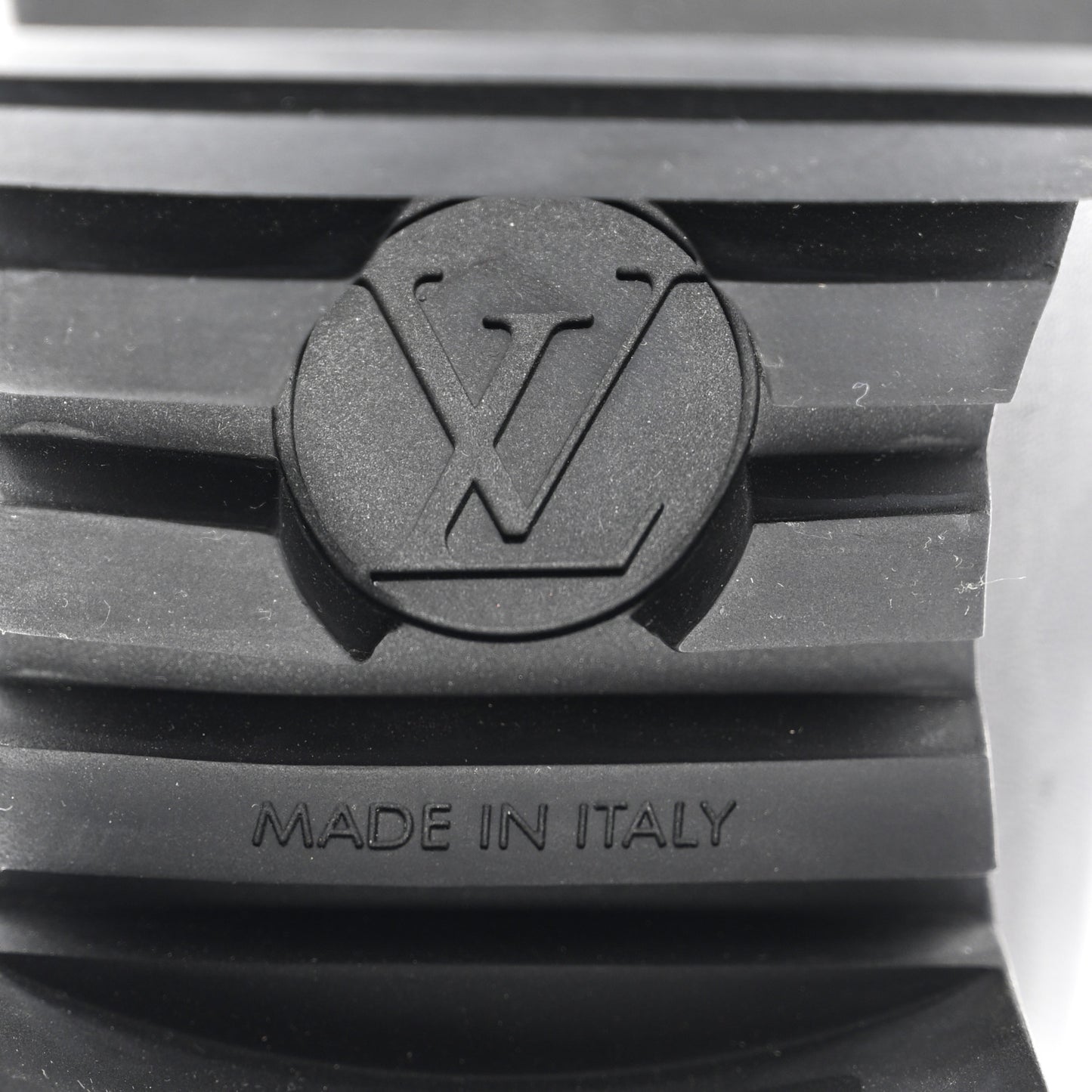 Velvet Calfskin Monogram Laureate Platform Desert Boots 41 Black White