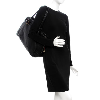 Gucci Calfskin Large Princy Boston Tote Black 2 of 11