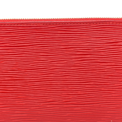 Louis Vuitton Epi Pochette Accessories 21 Castillan Red 8 of 10