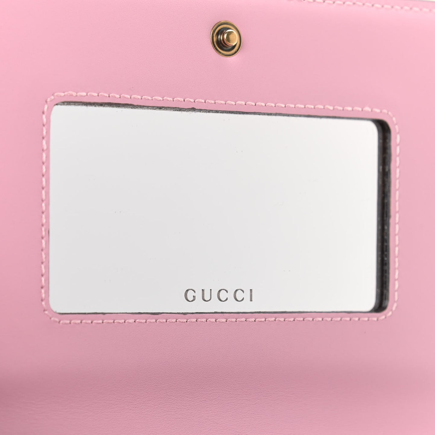 GG Supreme Monogram Strawberry Chain Wallet