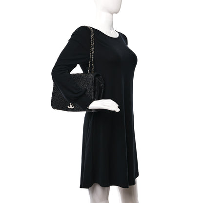 Chanel Lambskin Astrakan Single Flap Black 2 of 9