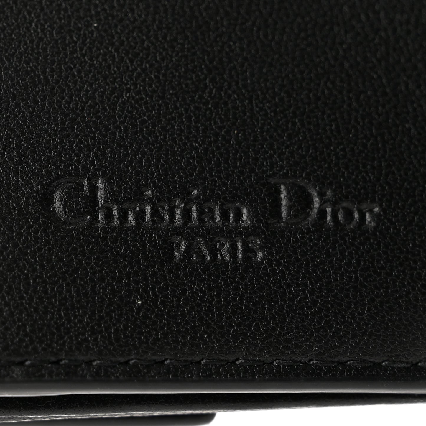 Lambskin Cannage Lady Dior Lotus Wallet Black