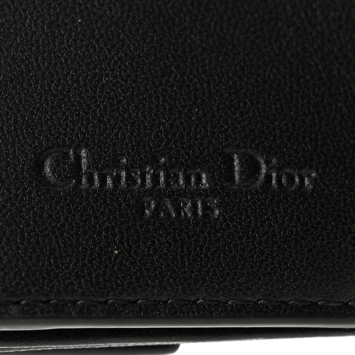 Christian Dior Lambskin Cannage Lady Dior Lotus Wallet Black 6 of 7