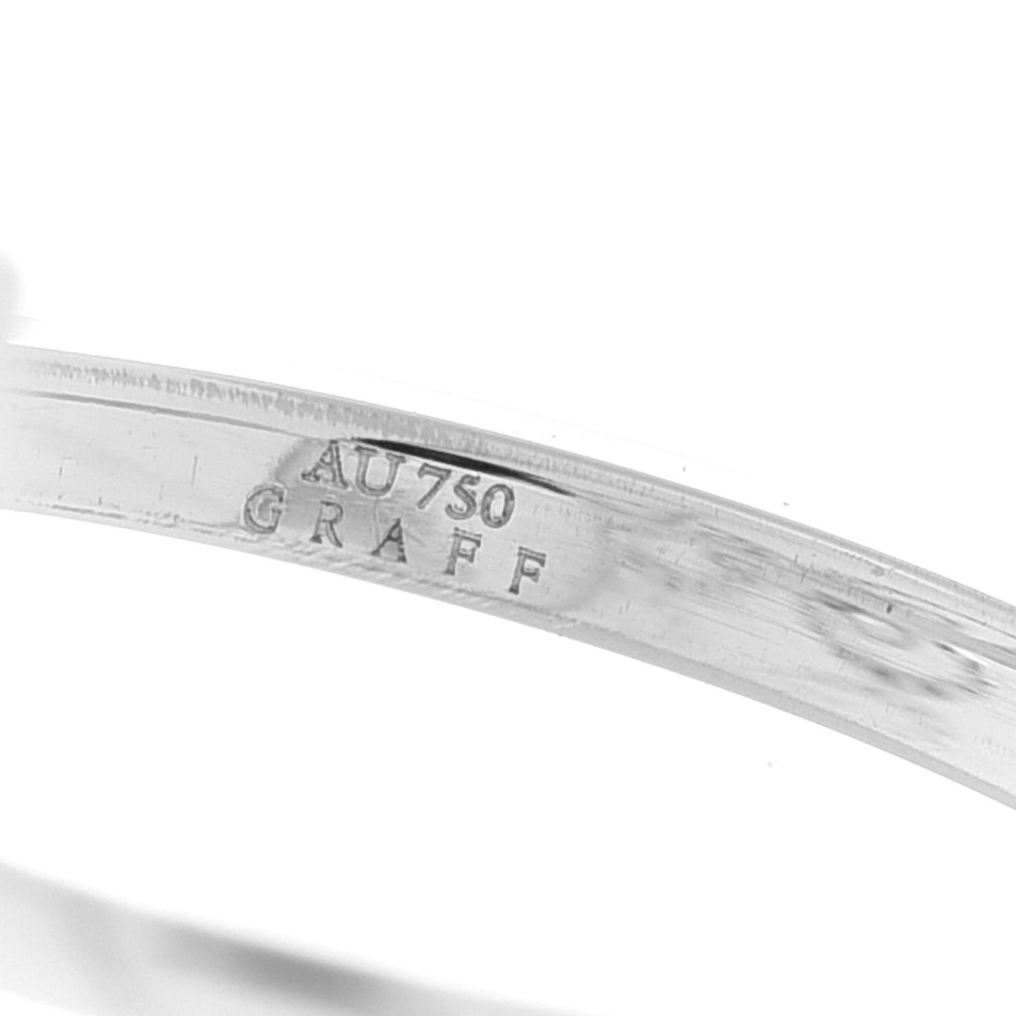 18K White Gold Diamond Butterfly Silhouette Ring 50 5.5