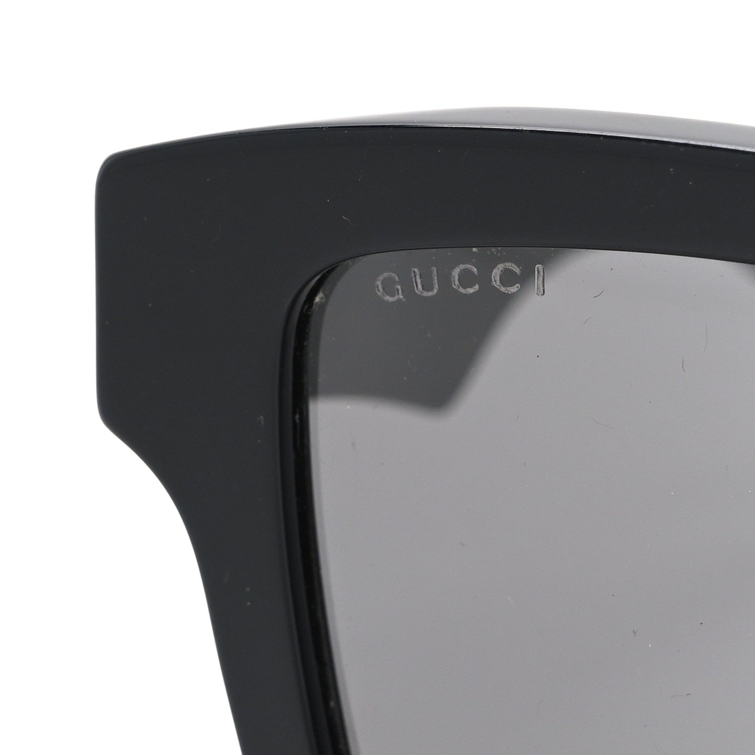 Gucci Acetate Rectangle Sunglasses GG0962S Black Khaki 7 of 8