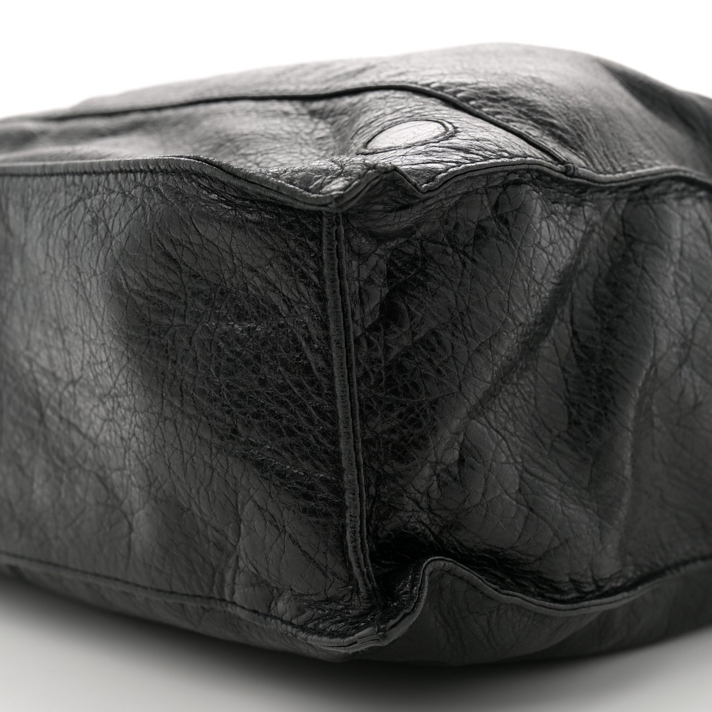 Agneau Arena Foldover Messenger Black
