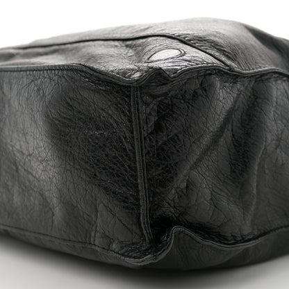Balenciaga Agneau Arena Foldover Messenger Black 9 of 12