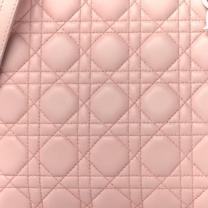 Christian Dior Lambskin Cannage Large Lady Dior Light Pink 10 of 12
