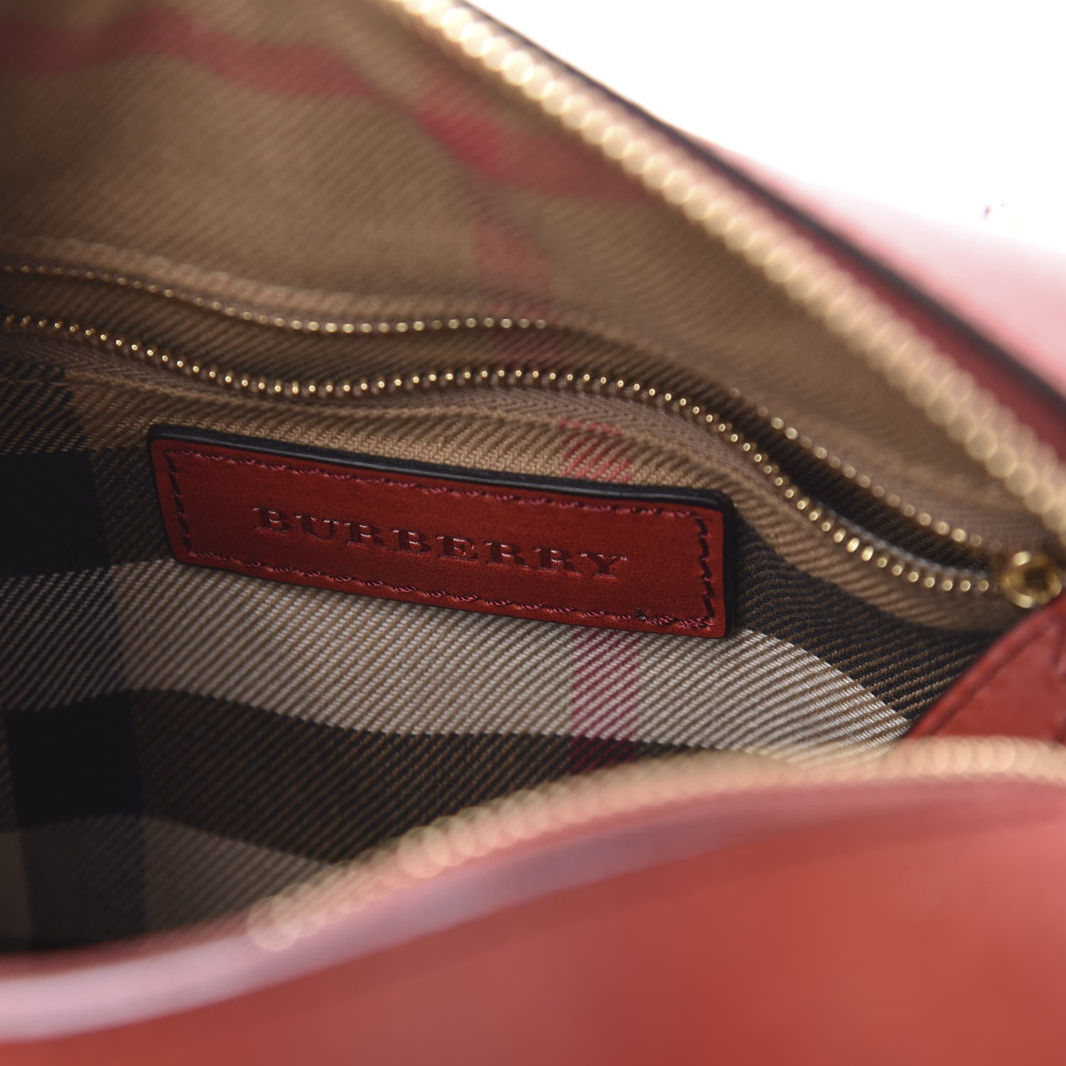 Burberry Soft Calfskin Small Alchester Bowling Bag Military Red 8 of 10