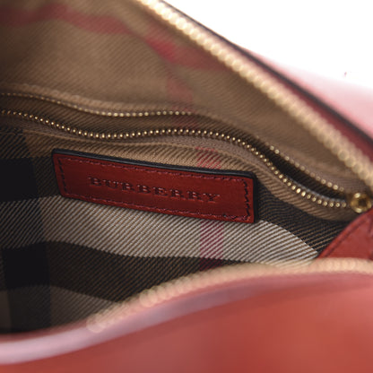 Burberry Soft Calfskin Small Alchester Bowling Bag Military Red 8 of 10