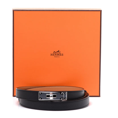 Hermes Epsom Kelly Belt Black 6 of 6