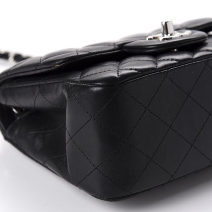 Chanel Lambskin Quilted Mini Square Flap Black 6 of 11