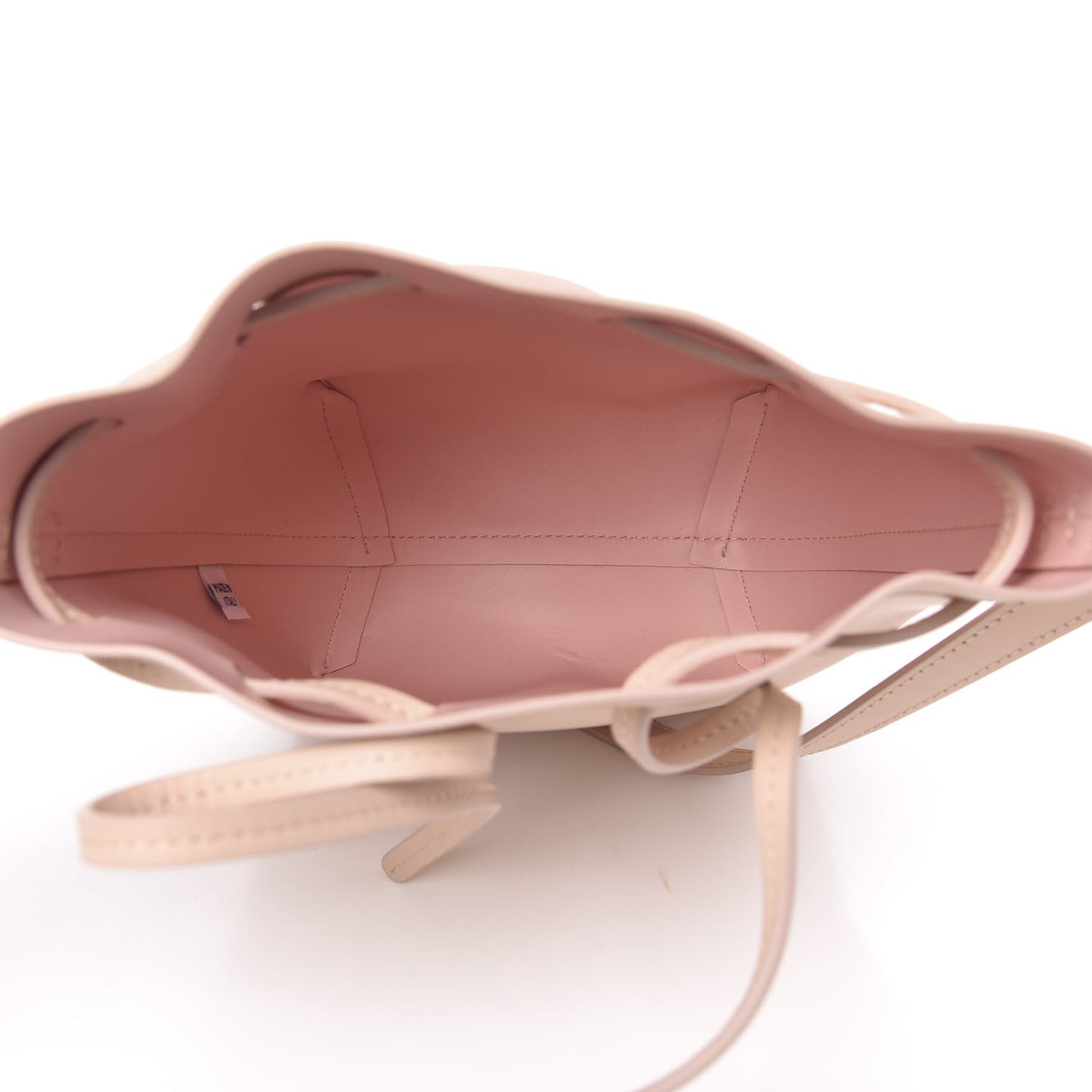 Calfskin Mini Mini Bucket Bag Rosa