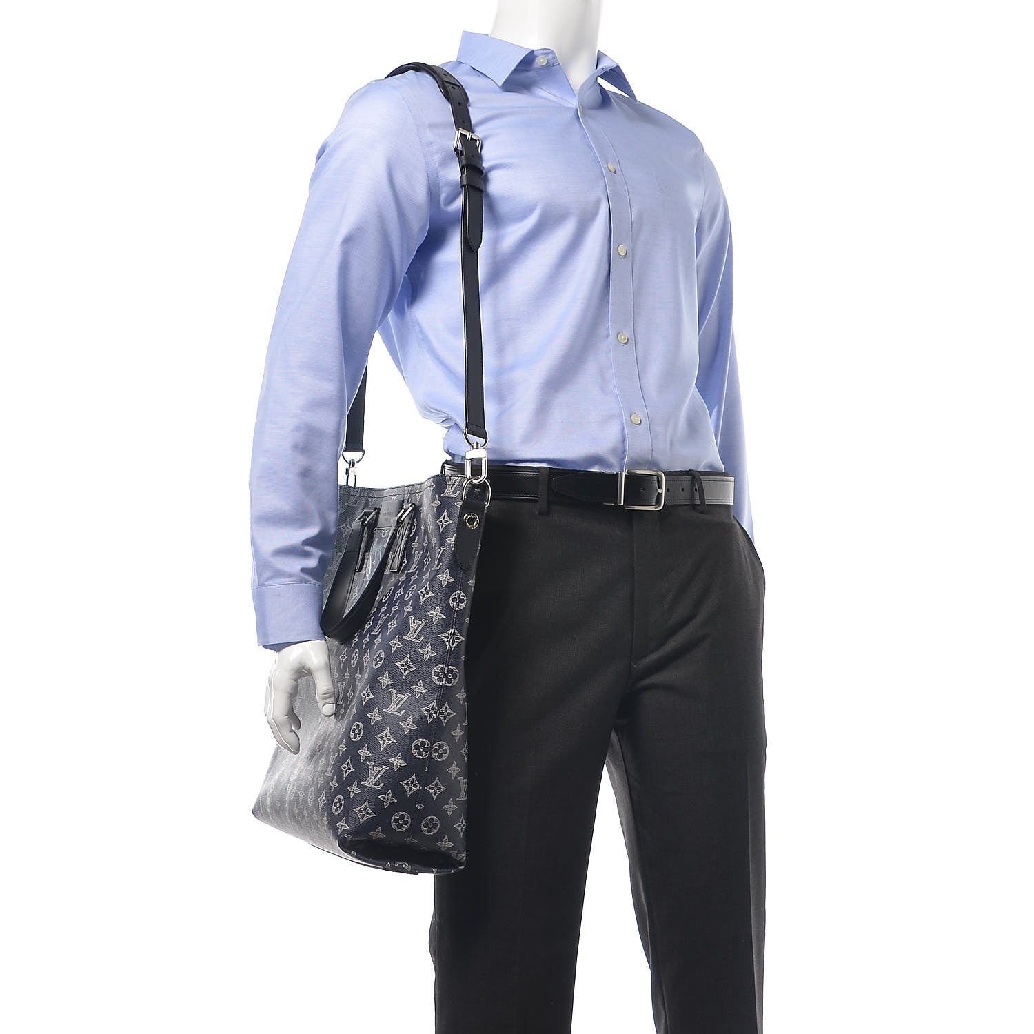 Louis Vuitton Savane Monogram Chapman Atlas Tote Ink 2 of 10