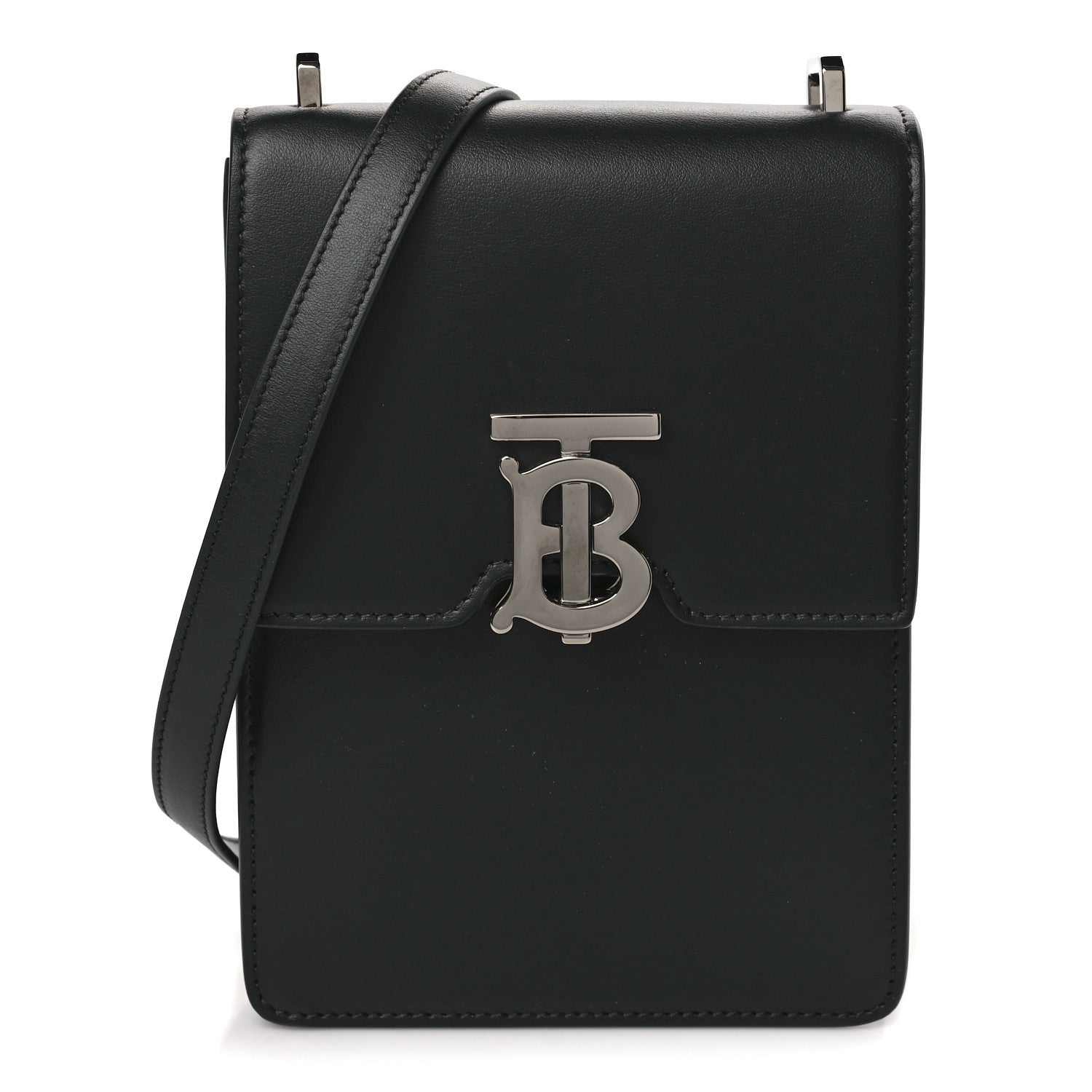 Burberry Smooth Calfskin TB Robin Bag Black 1 of 7