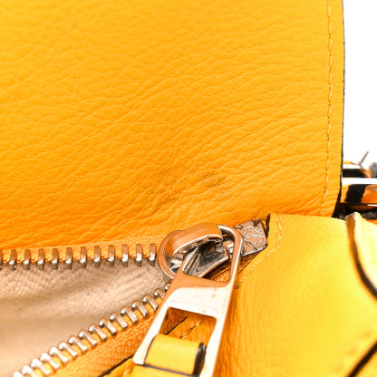 Loewe Grained Calfskin Small Puzzle Bag Narcisus Yellow 10 of 18