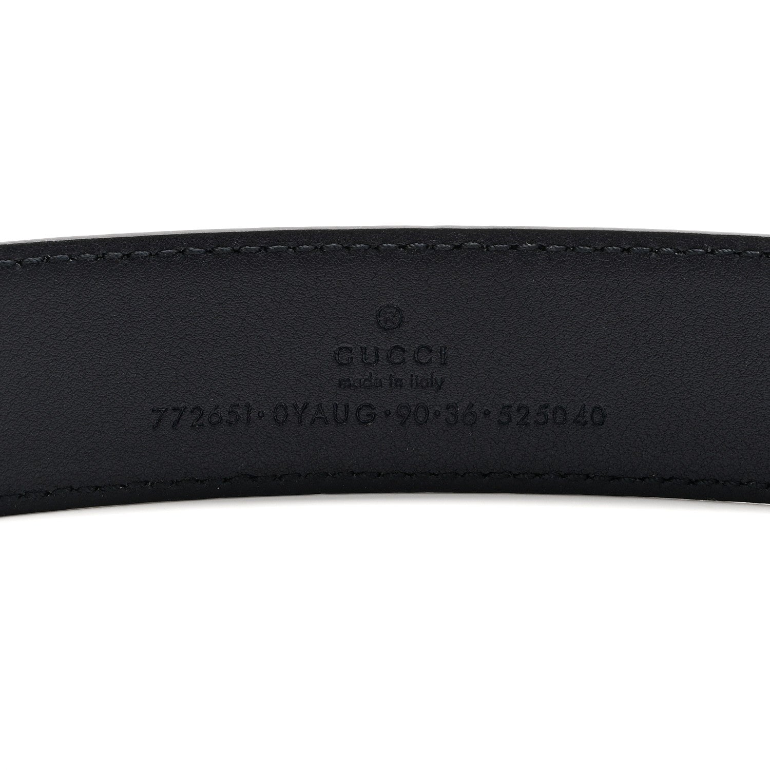 Gucci Calfskin Baguette Crystal Double G 30mm Belt 90 36 Blue Light Sapphire 5 of 5