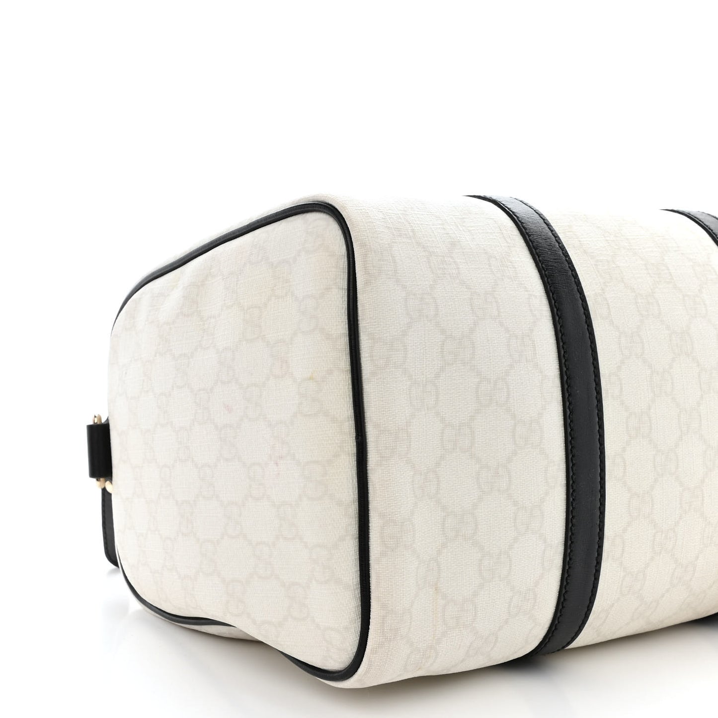 GG Plus Monogram Medium Joy Boston White Black