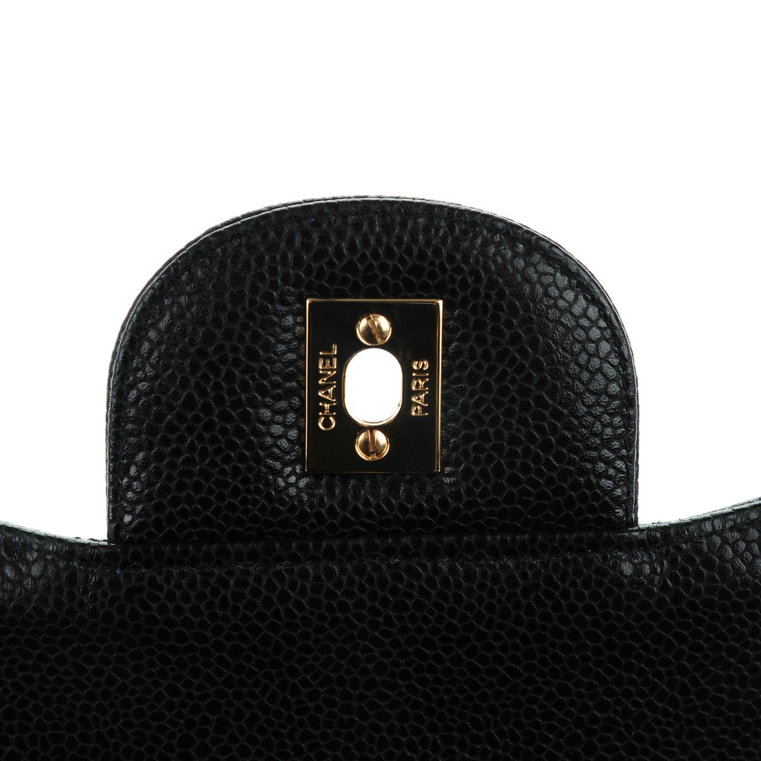 Chanel Caviar Quilted Jumbo Single Flap Black 6 of 10