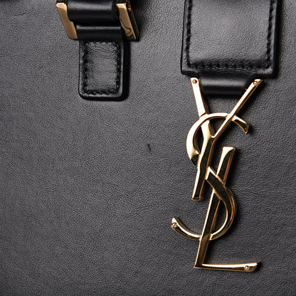 Saint Laurent Calfskin Baby Monogram Cabas Black 11 of 11
