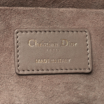 Christian Dior Lambskin Cannage Small Diortravel Vanity Case Warm Taupe 6 of 9