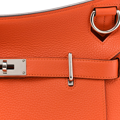 Hermes Taurillon Clemence Jypsiere 31 Orange 8 of 13
